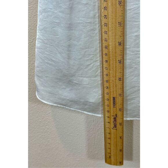 Aritzia Sunday Best Spencer Smocked Back Adjusted Straps Draped Mini Dress Small - Picture 6 of 8